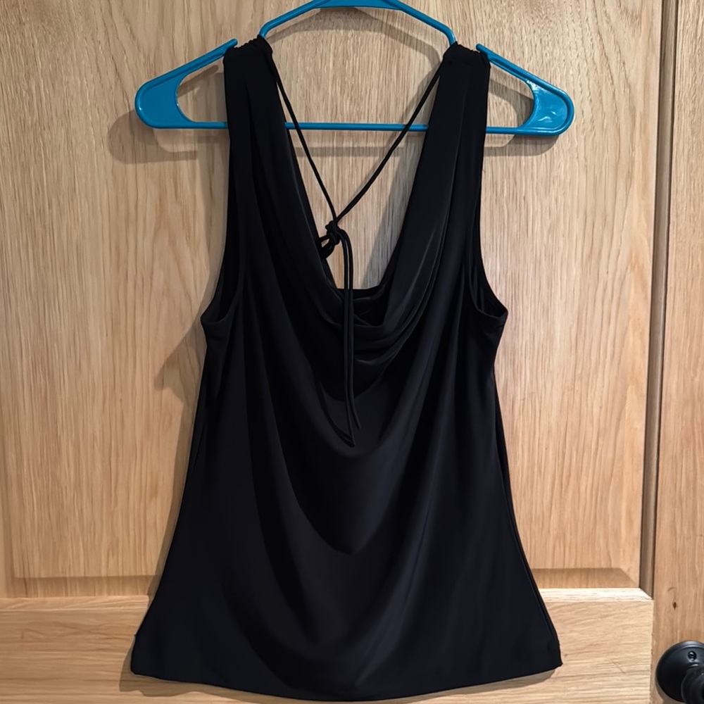 Elegant Black Sleeveless Top